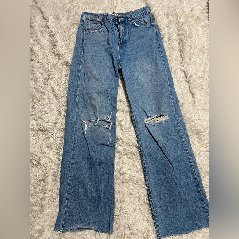Pull & Bear Straight-leg High-rise Jeans